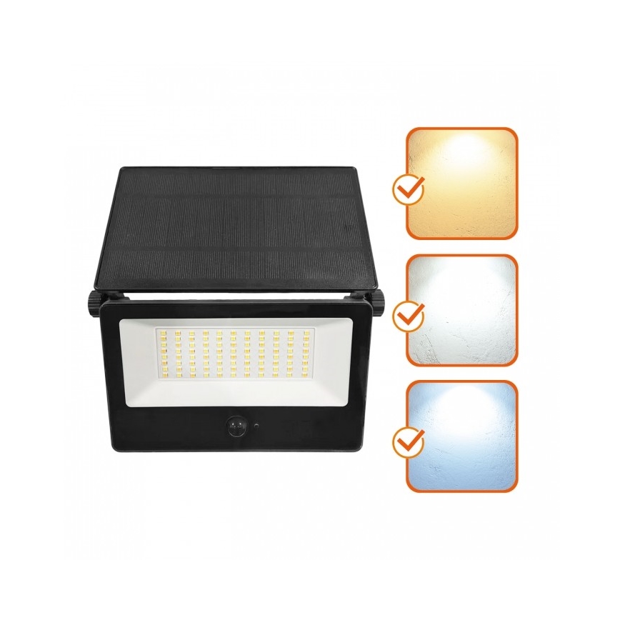 Refletor solar LED com sensor NCS G2 LED/30W/3,7V 3000/4000/6500K IP54 5200 mAh