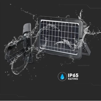 Refletor solar LED regulável com sensor LED/10W/3,7V 4000K IP65 7200 mAh + porta USB