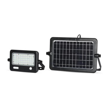 Refletor solar LED dimerizável com sensor LED/10W/3,7V 4000K IP65 7200 mAh + porta USB