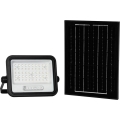 Refletor solar LED dimerizável LED/100W/3,2V 2000-8000K IP65 5000 mAh preto + controlo remoto