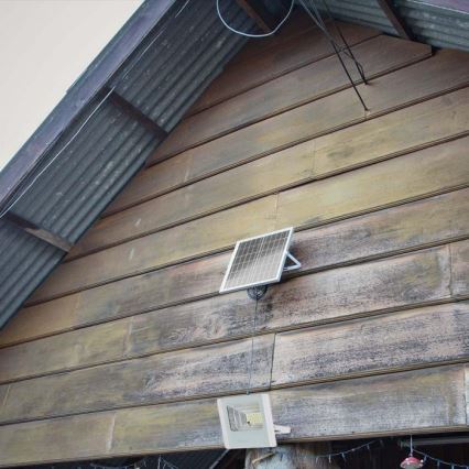 Refletor solar LED para exterior LED/12W/3,2V IP65 4000K 5000 mAh + comando à distância