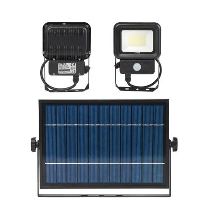 Refletor solar LED exterior com sensor LED/20W/3,7V 6500K IP65 4400 mAh