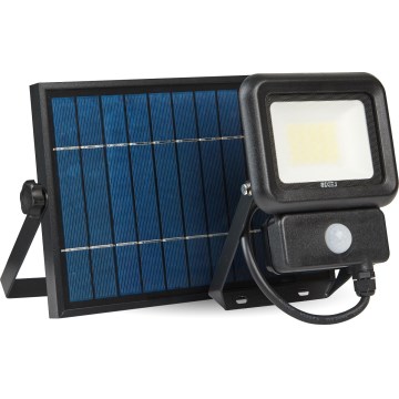 Refletor solar LED exterior com sensor LED/20W/3,7V 6500K IP65 4400 mAh