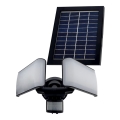 Refletor solar LED para exterior com sensor LED/20W/5,5V 2400 mAh IP44