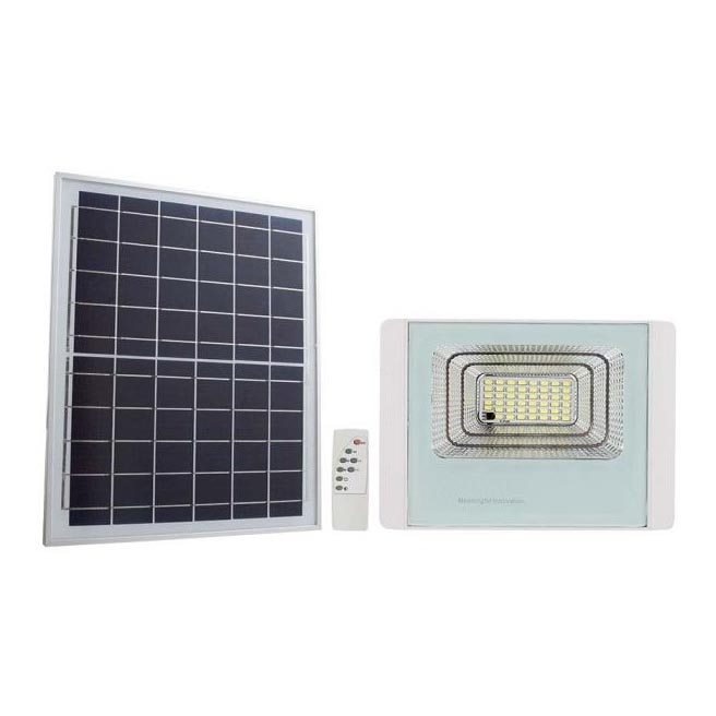 Refletor solar LED para exterior LED/20W/3,2V IP65 4000K 20000 mAh + controlo remoto