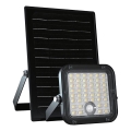 Refletor solar LED regulável com sensor LED/10W/3,7V 4000/6000K IP65 3600 mAh + controlo remoto