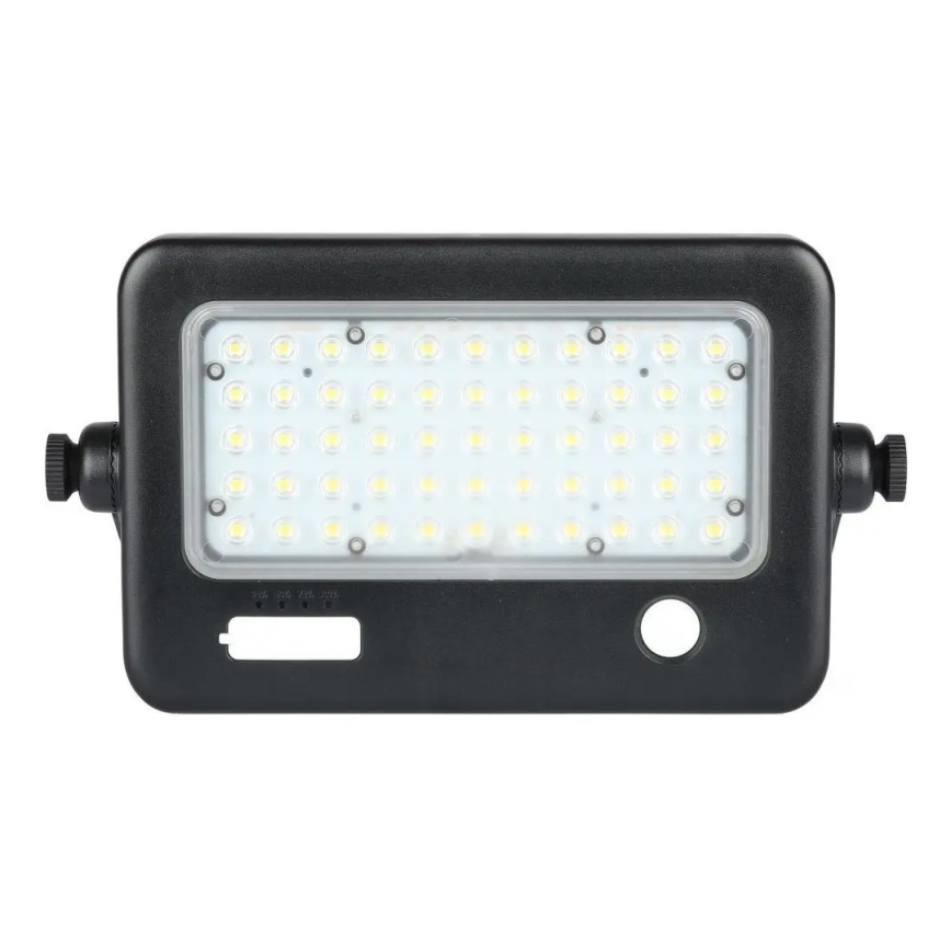 Refletor solar LED dimerizável com sensor LED/10W/3,7V 4000K IP65 7200 mAh + porta USB