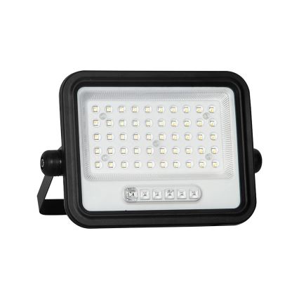 Refletor solar LED dimerizável LED/100W/3,2V 2000-8000K IP65 5000 mAh preto + controlo remoto