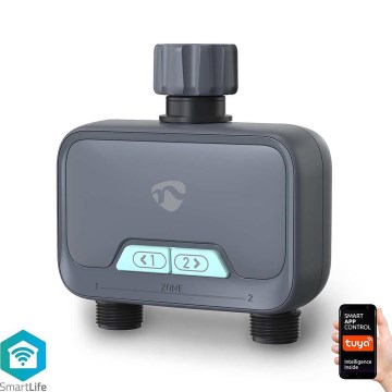 Regulador do fluxo da água 4xAA Wi-Fi Tuya IP54