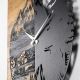 Relógio de parede 56x58 cm 1xAA madeira/metal