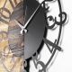Relógio de parede 58x58 cm 1xAA madeira/metal