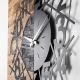 Relógio de parede 59x58 cm 1xAA madeira/metal