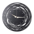 Relógio de parede 70 cm 1xAA preto/dourada