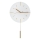 Relógio de parede com pêndulo diâmetro 30 cm 1xAA branco/dourado