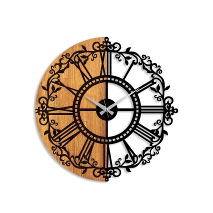 Relógio de parede diâmetro 56 cm 1xAA madeira/metal