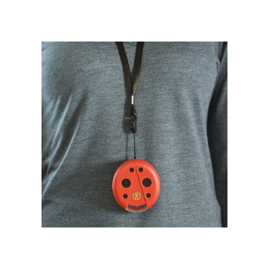 Repelente de roedores com iluminação LED 2xAAA joaninha