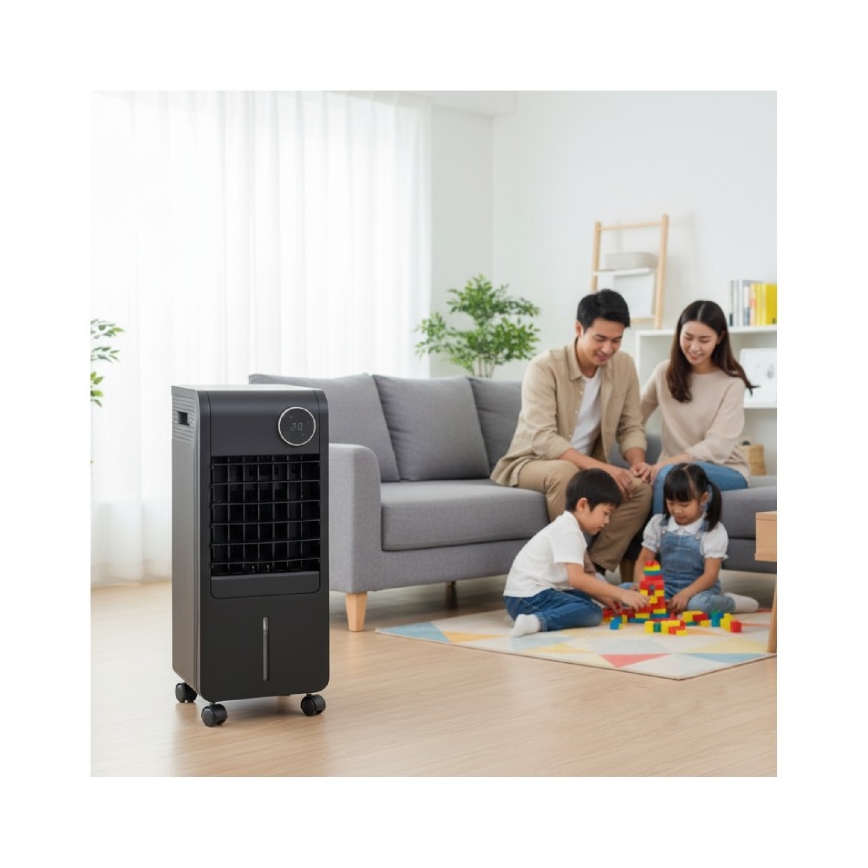Resfriador de ar portátil VIENTO COOL-R 65W/230V preto + comando remoto