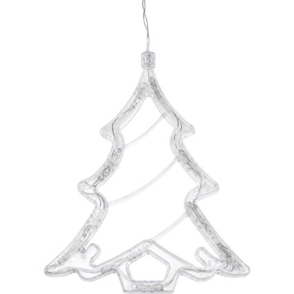 LED Decoração de Natal LED/3xAAA/branco quente árvore