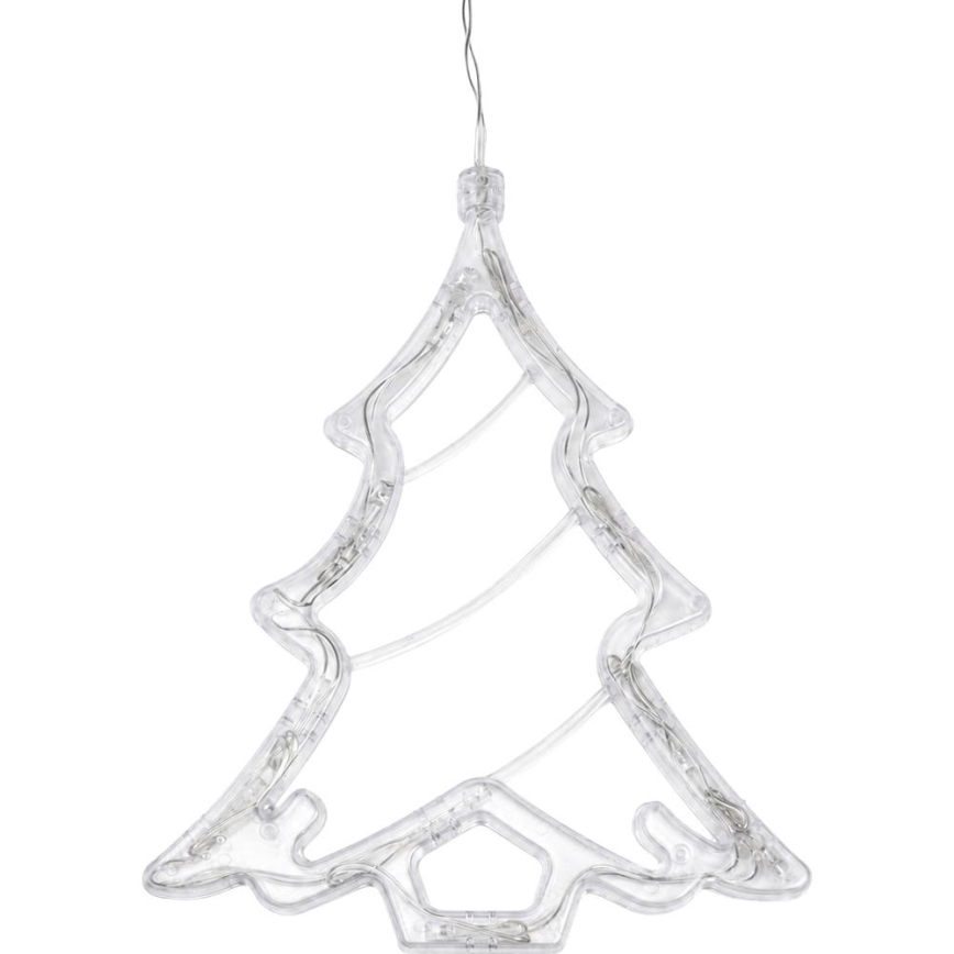 LED Decoração de Natal LED/3xAAA/branco quente árvore