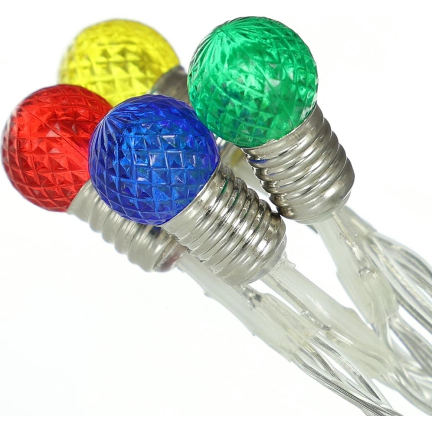 Cordão de luzes de Natal LED 20xLED/2xAA/branco quente 1,8m lâmpadas