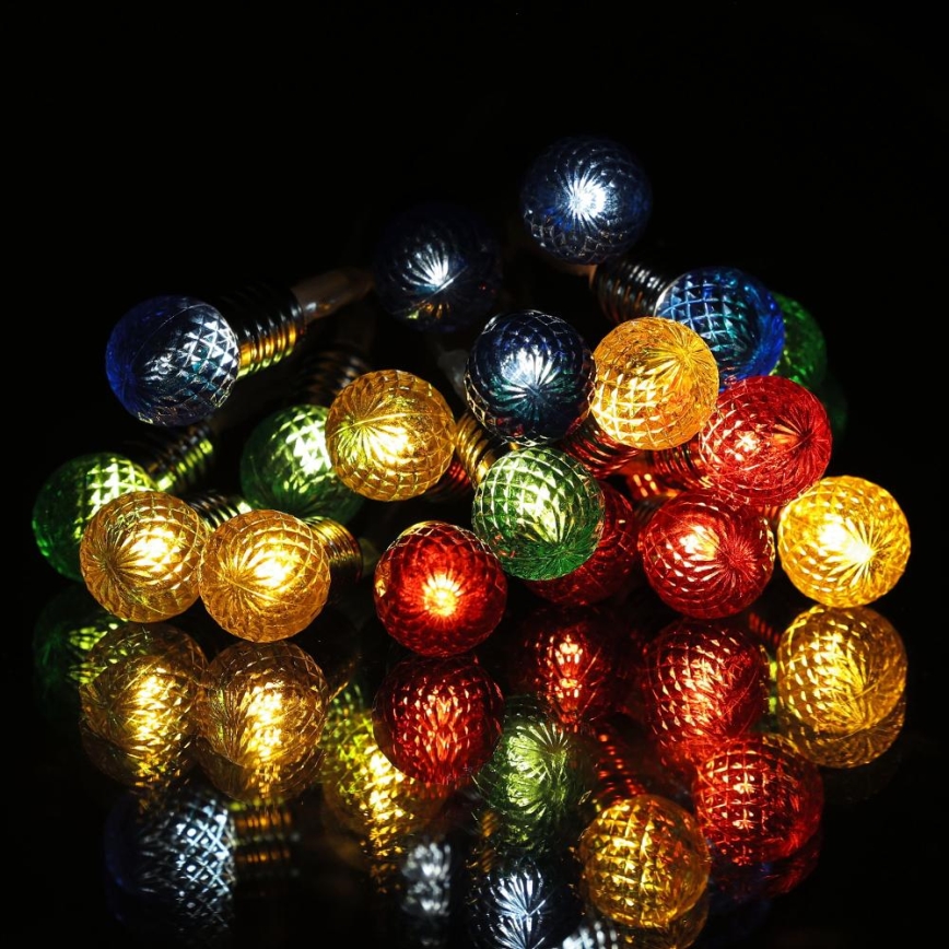 Guirlanda de luzes LED 20xLED/2xAA/branco quente 1,8 m – lâmpadas decorativas