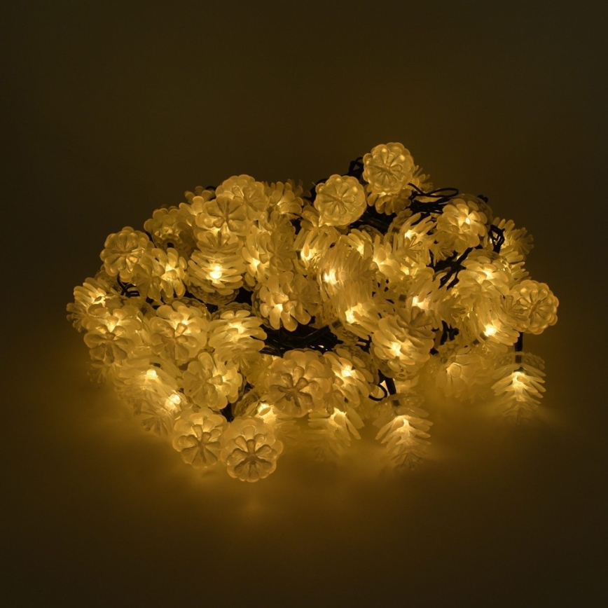 Guirlanda LED para exterior 80xLED/25m IP44 branco quente