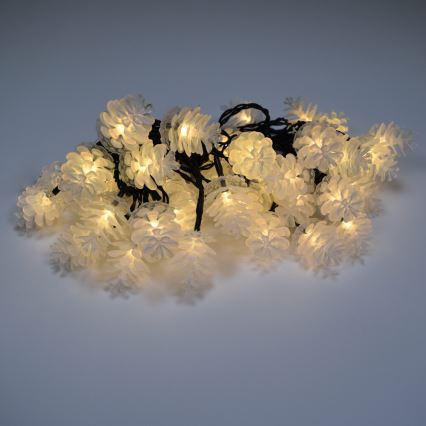 Guirlanda LED para exterior 40xLED/15m IP44 branco quente