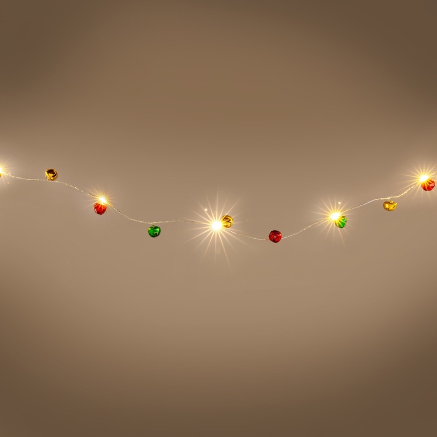 Corrente de Natal LED 40xLED/3xAA 4,3m branco quente