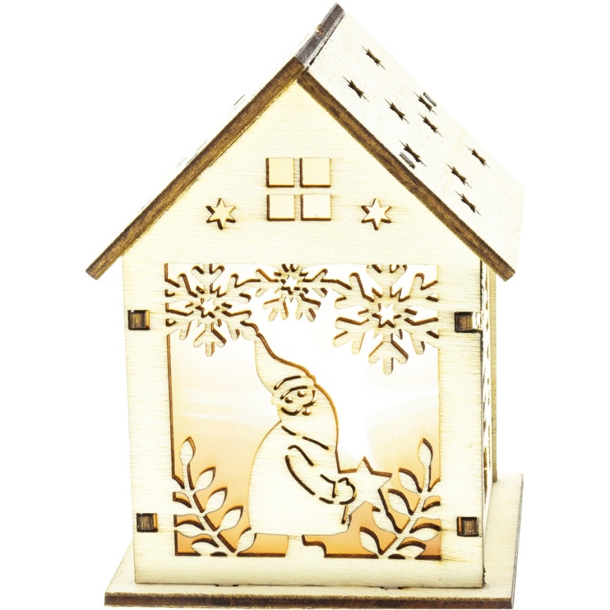 Decoração de Natal LED 1xLED/2xLR44 branco quente