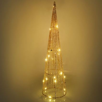 Decoração de Natal LED 20xLED/2xAA branco quente