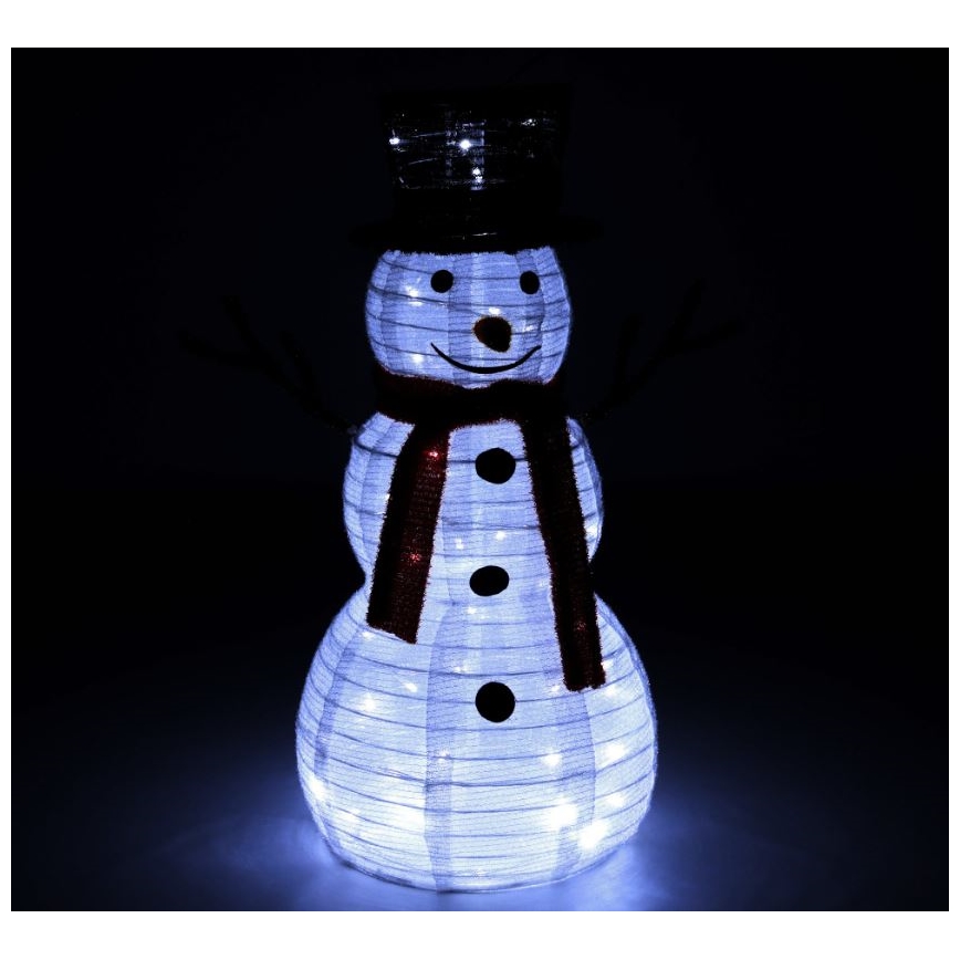 Decoração de Natal LED LED/1,4W/230V 60 cm IP44 boneco de neve