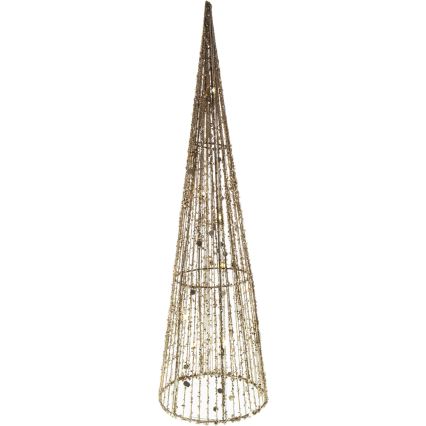 Decoração de Natal LED LED/2xAA 50 cm cone