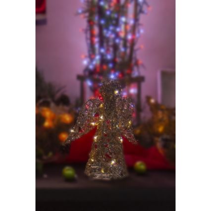 Decoração de Natal LED LED/2xAA anjo