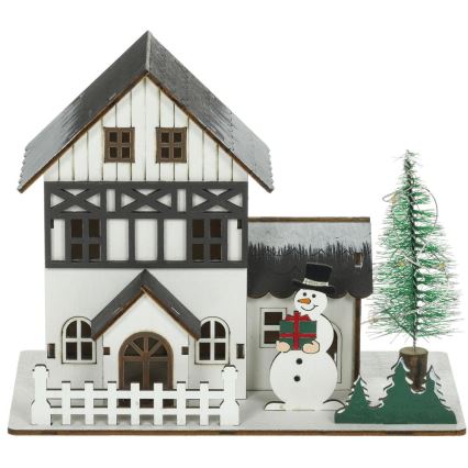 Decoração de Natal LED LED/2xLR44/branco quente casa