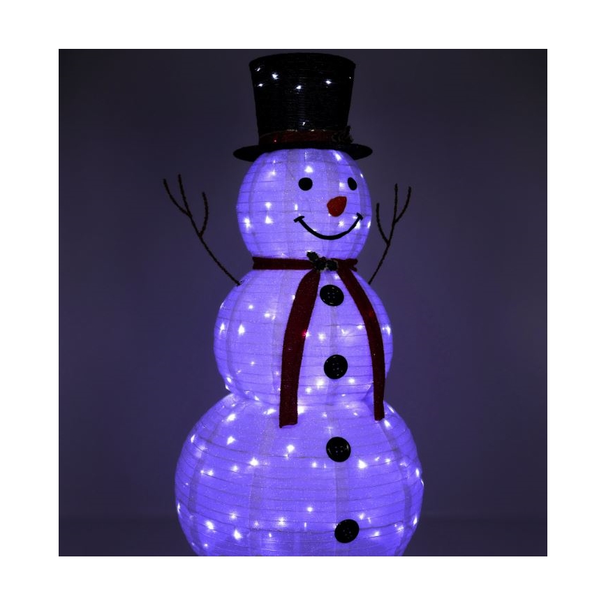 Decoração de Natal LED LED/3,6W/230V 180 cm IP44 boneco de neve