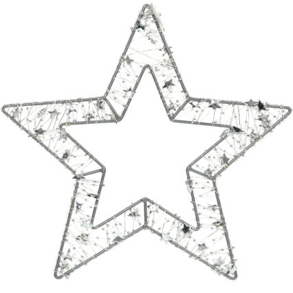 Decoração de Natal LED LED/3xAA/branco quente estrela