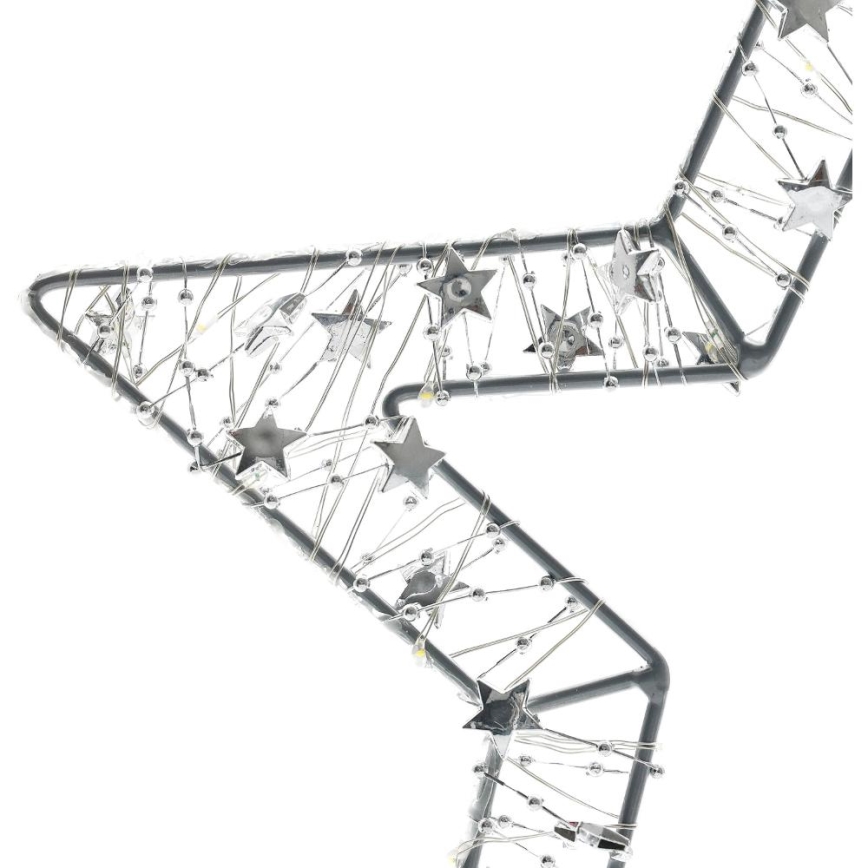 Decoração de Natal LED LED/3xAA/branco quente estrela