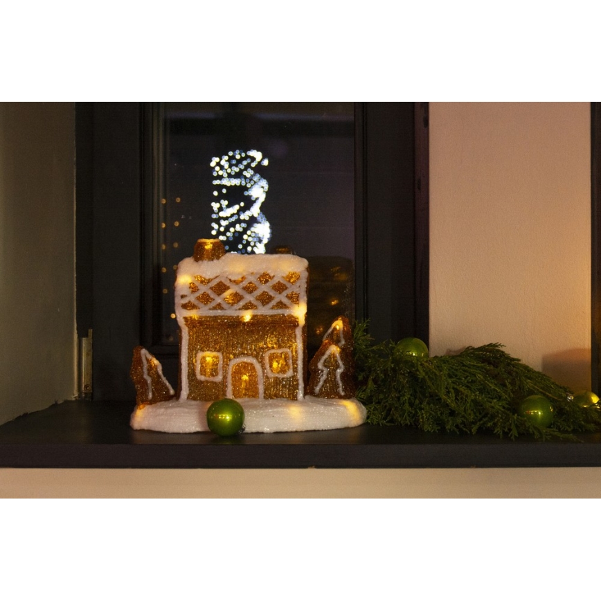 Decoração de Natal LED LED/3xAA branco quente