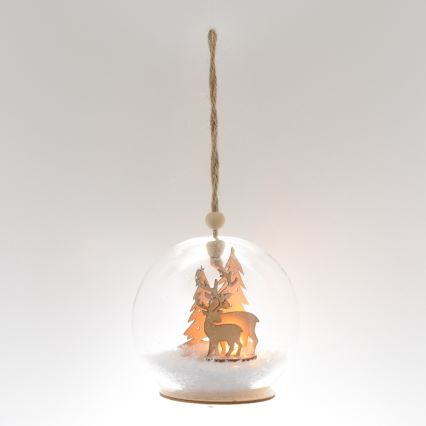 Decoração de Natal LED LED/3xLR44 branco quente