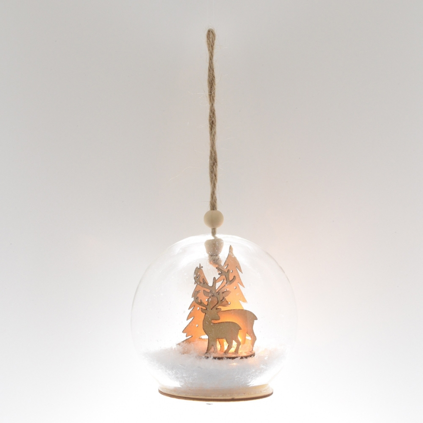 Decoração de Natal LED LED/3xLR44 branco quente