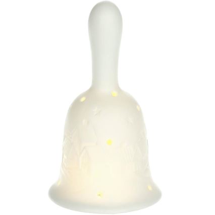 Decoração de Natal LED LED/3xLR44/branco quente sino