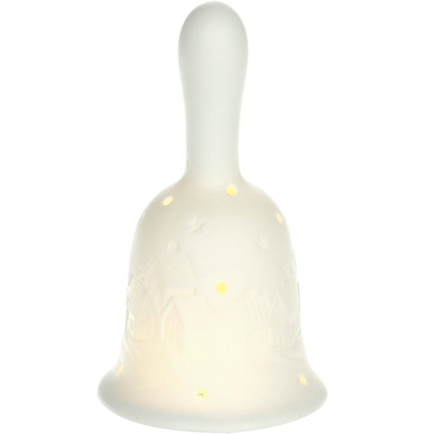 Decoração de Natal LED LED/3xLR44/branco quente sino