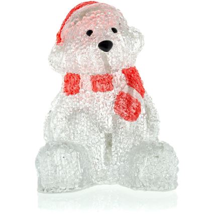 Decoração exterior de Natal LED LED/1,5W/230V IP44 urso
