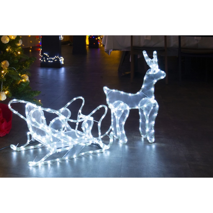 Decoração exterior de Natal LED LED/12W/230V IP44 rena