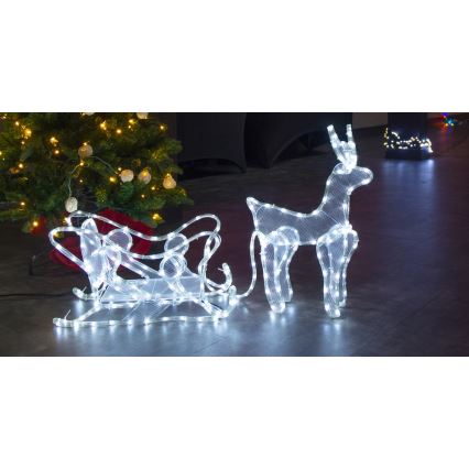 Decoração exterior de Natal LED LED/12W/230V IP44 rena
