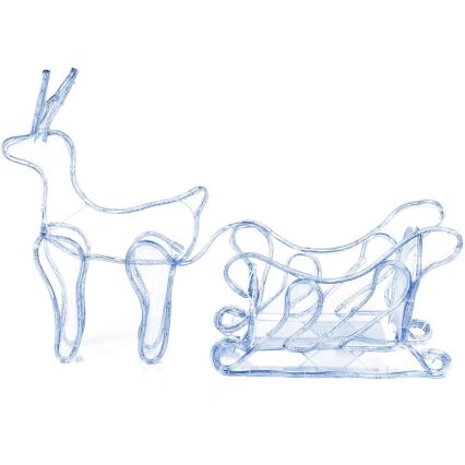 Decoração exterior de Natal LED LED/12W/230V IP44 rena