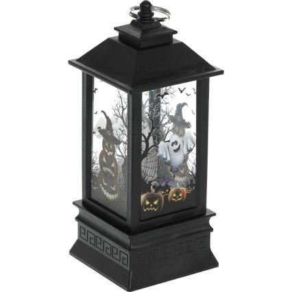 Decoração LED HALLOWEEN LED/3xAAA/branco quente lanterna com abóboras