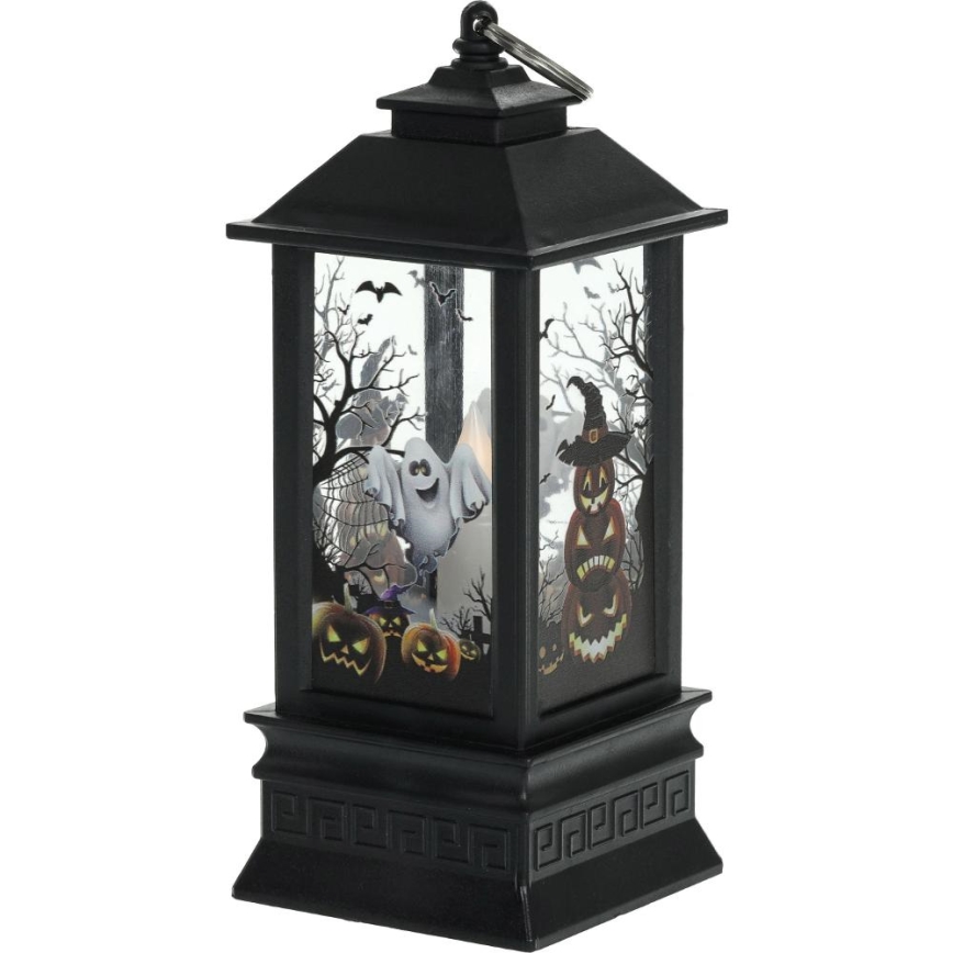 Decoração LED HALLOWEEN LED/3xAAA/branco quente lanterna com abóboras