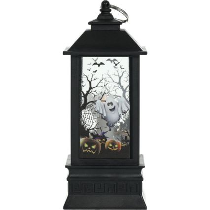 Decoração LED HALLOWEEN LED/3xAAA/branco quente lanterna com abóboras