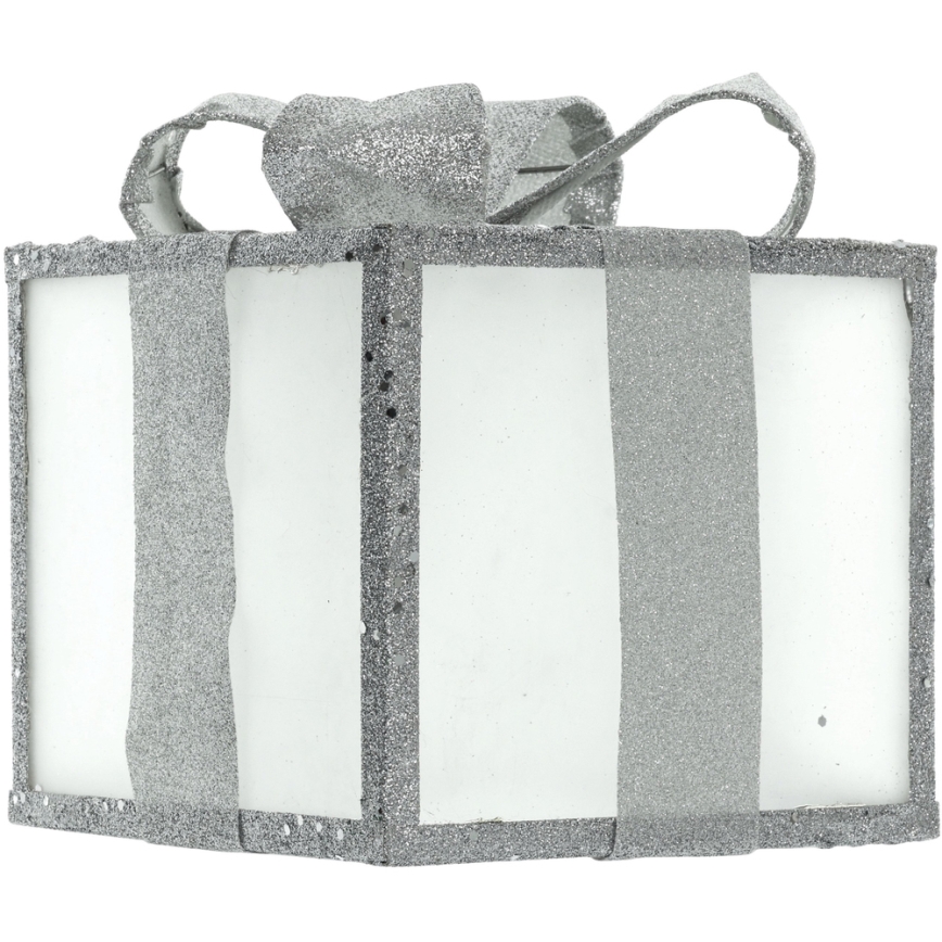 Decoração de Natal LED LED/2xAA 20 cm presente